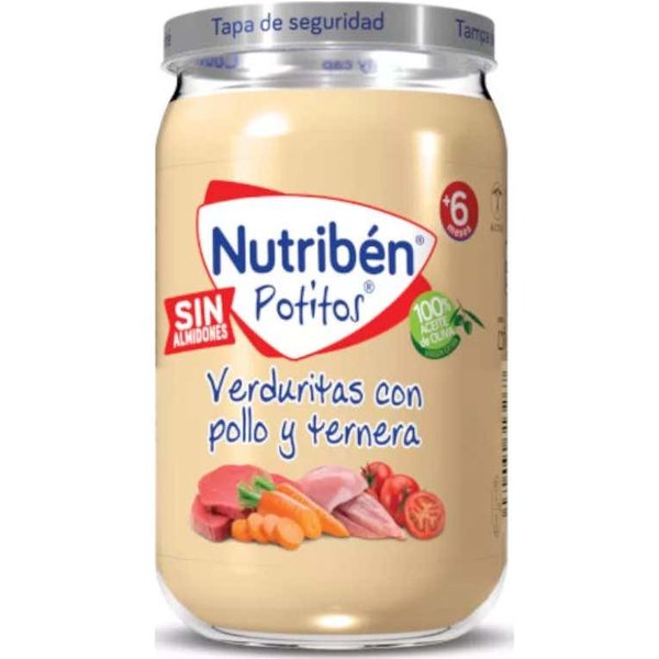 NutribéN® Potito® Pollo, Ternera Y Verduras 250G-image