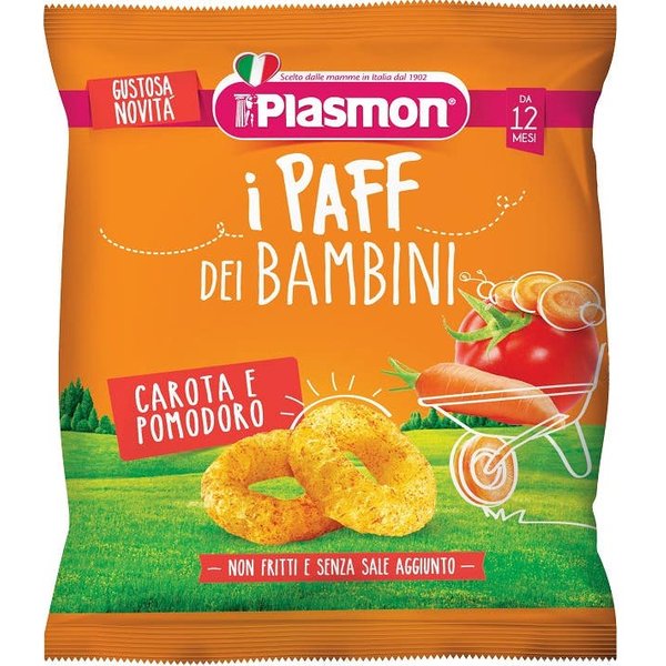 Plasmon Dry Snack Paff Zanahoria Y Tomate 15 G-image
