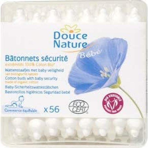 Douce Nature Bastoncillos Bebé 56Uds-image