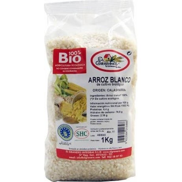 Granero Alimentacion Arroz Blanco Bio 1 Kg-image