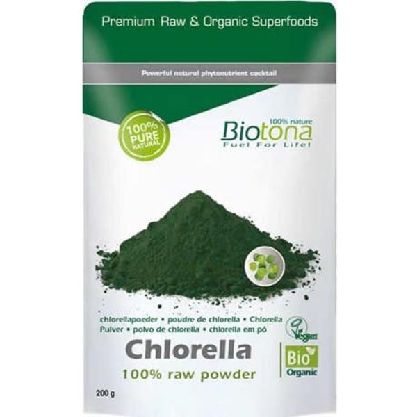 Biotona Chlorella Raw Powder Superfoods Bio 200G-image