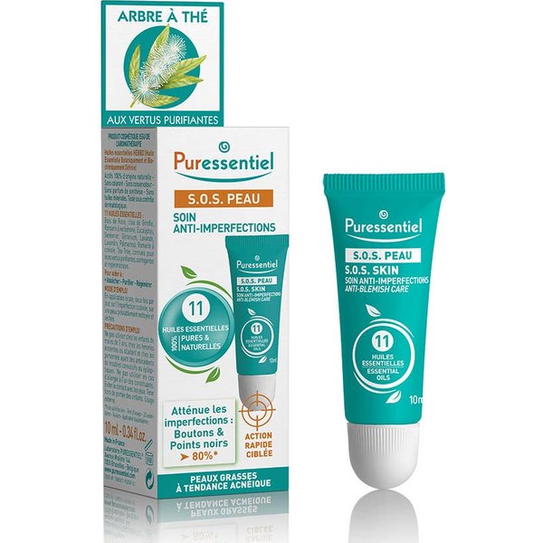 Puressentiel Sos Anti-Imperfecciones Cuidado De La Piel Con 11 Aceites Esenciales 10 Ml-image