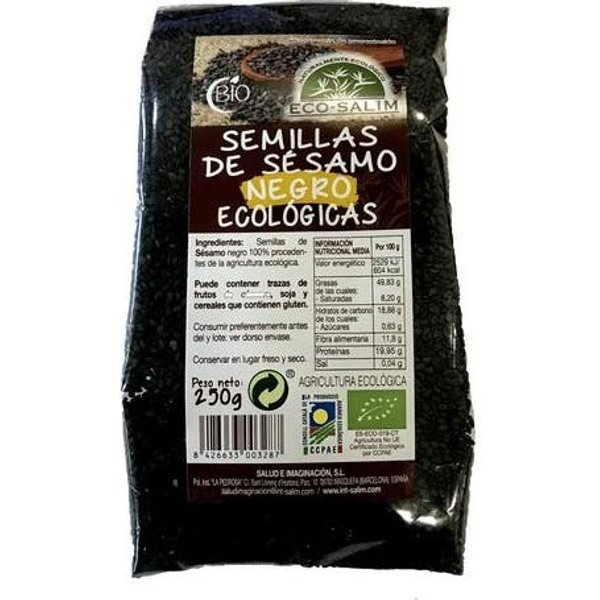 Eco-Salim SéSamo Negro Semilla Eco 250 G-image