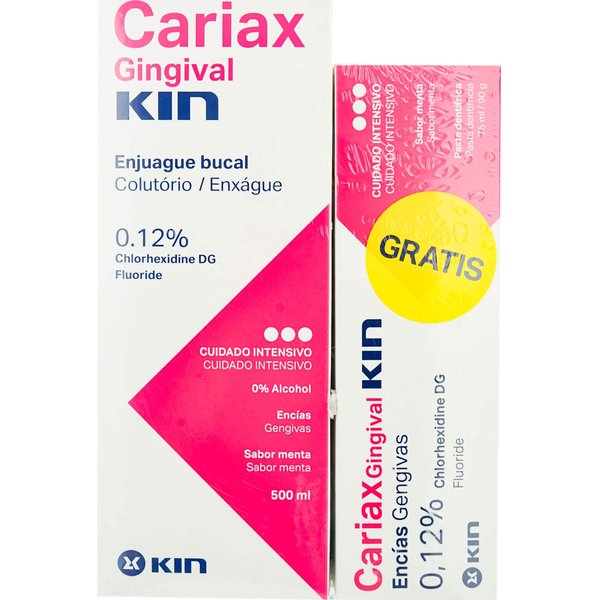 Kin Cariax Gingival Enjuague + DentíFrico Set-image