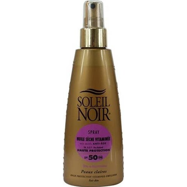 Soleil Noir Aceite Seco Vitaminada E SPF50 150Ml-image
