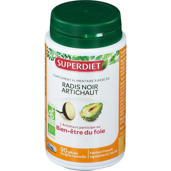 Super Diet RáBano Negro Y Alcachofa OrgáNico 90 CáPsulas-image