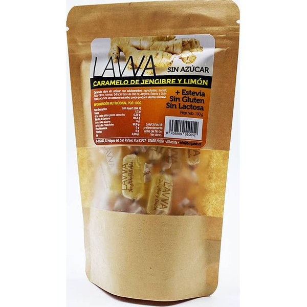 Lavva Caramelos Jengibre Y LimóN Con Stevia 100G-image