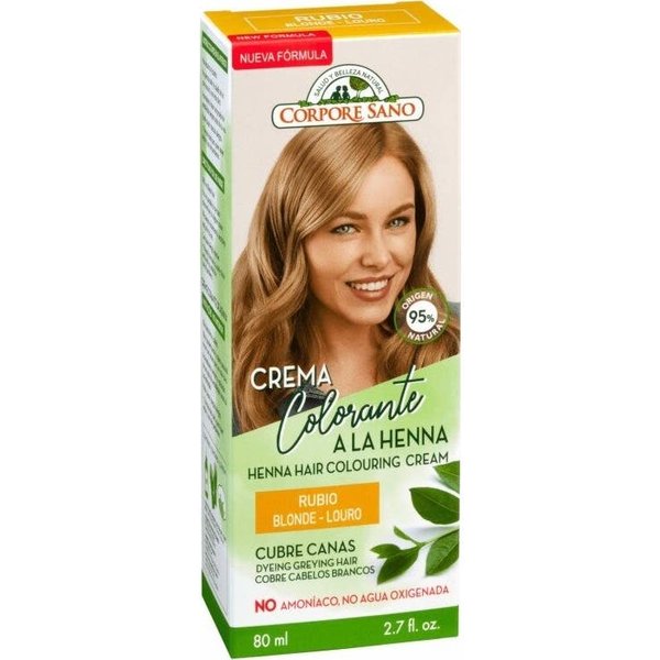 Corpore Sano Crema Colorante Cabello Rubio 80Ml-image