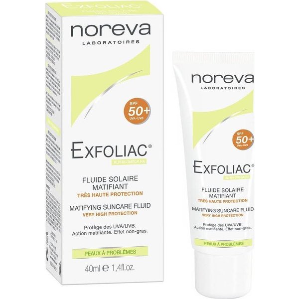 Fluido Solar Matificante Noreva Exfoliac Spf50+ 40Ml-image