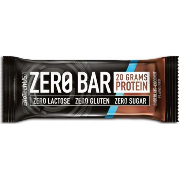 Biotech USA Zero Bar Barrita Proteina Choco-Avellana 50 G-image