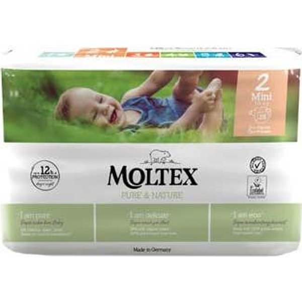 Moltex Pure & Nature PañAl Mini T 2 3-6 Kg 38 Uds-image