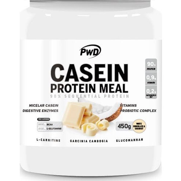 Pwd Casein Protein Meal Chocolate Blanco Y Coco 450G-image