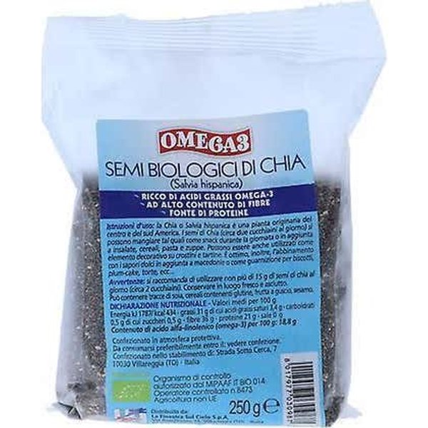 Semillas De Chia Omega 3 Bio 250 G-image