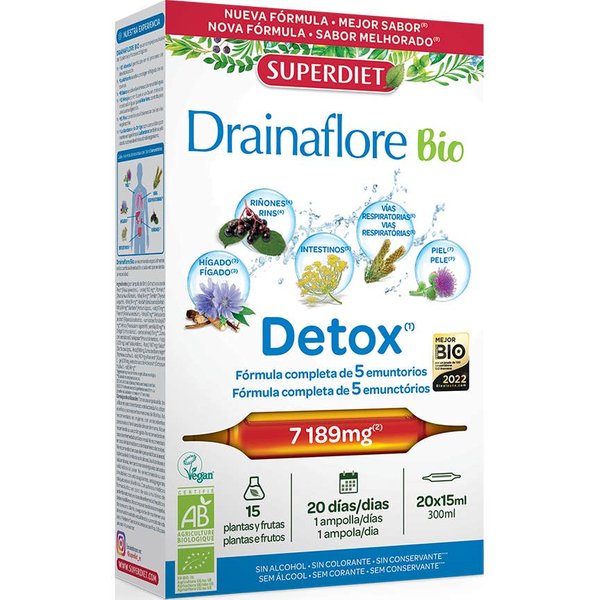 Super Diet Drainaflore Bio 20Amp-image
