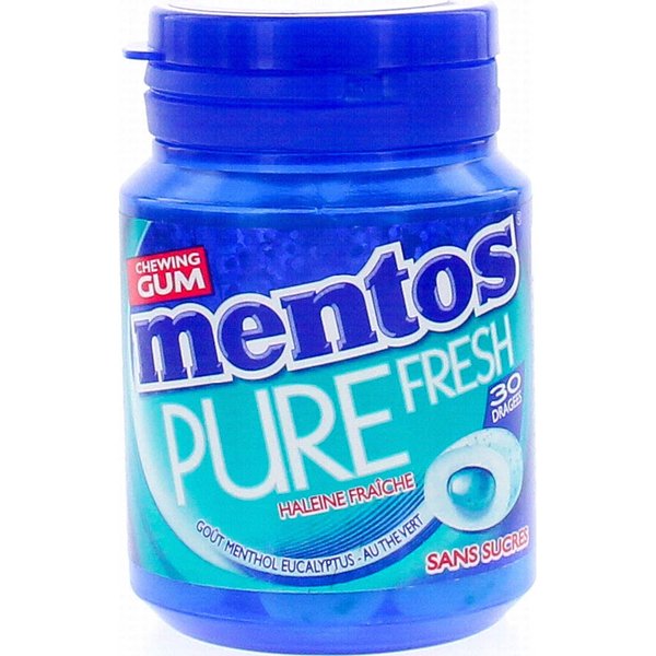Mentos Pure Fresh Mentol Eucalipto 30Uds-image