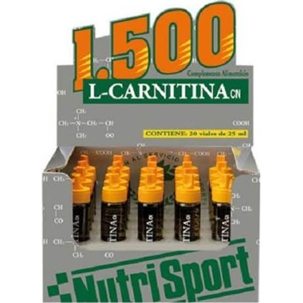 Nutrisport Carnitina 1500Mg Naranja 20 Viales-image
