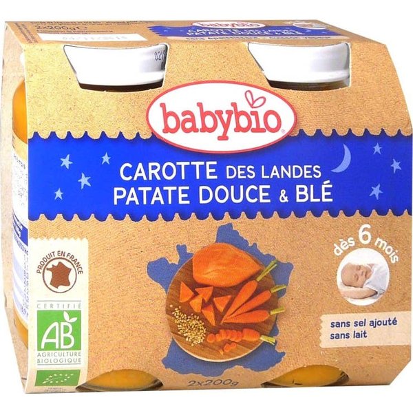 Jarra De Buenas Noches Babybio Verduras Varisbl OrgáNico 6 Meses 2 X 200 G-image
