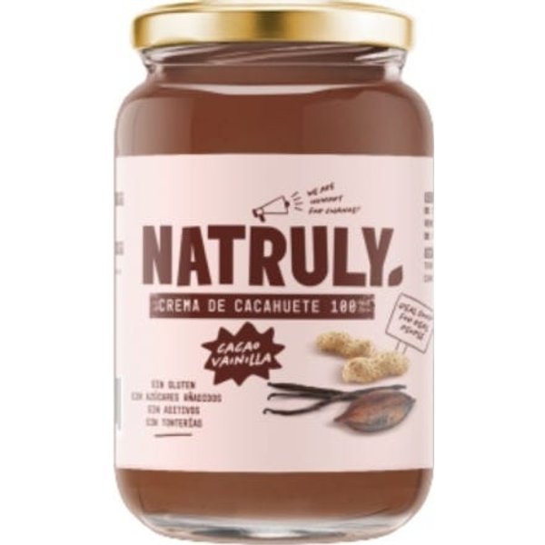 Natruly Crema De Cacahuete Cacao Y Vainilla 500 G-image