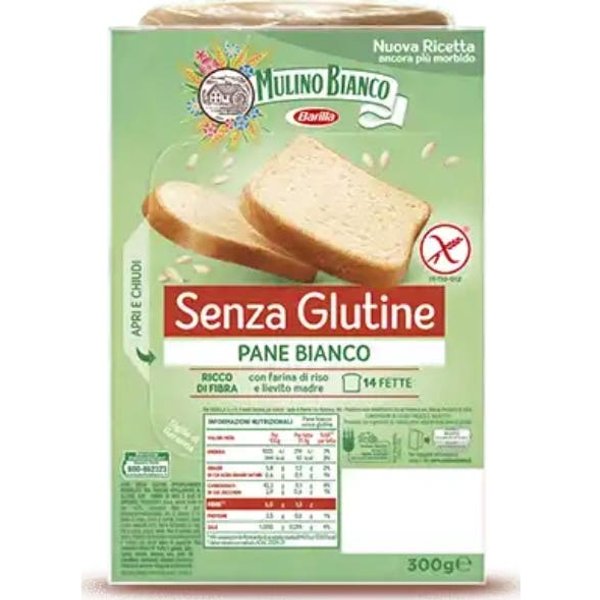 Mulino Bianco Sin Gluten Pan Blanco 300 G-image