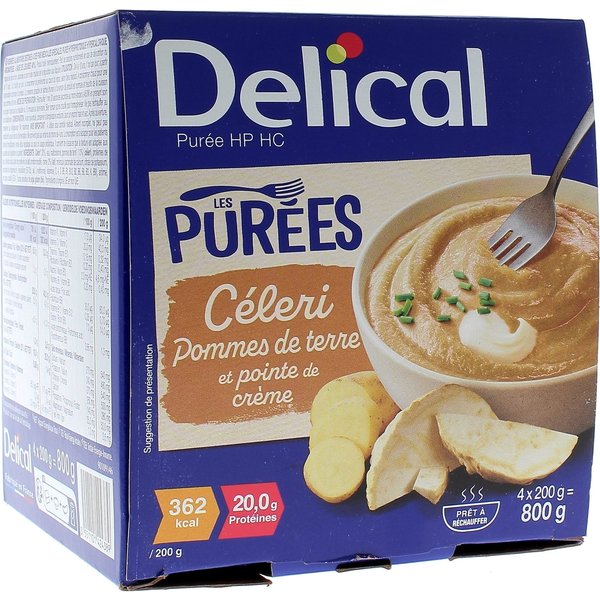 Delical Puré Hp Hc Alimento Apio Patata 4X200G-image