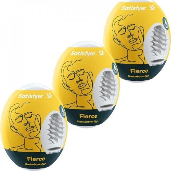 Satisfyer Fierce Huevo Masturbador 3Uds-image