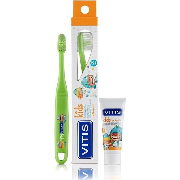 Vitis Kids Cepillo Dental + Gel DentíFrico 8Ml-image