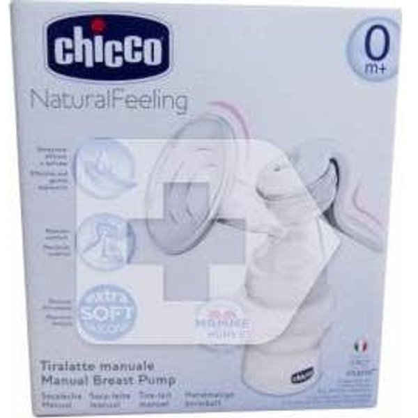 Chicco® Sacaleches Natural Feeling Manual 0M+ Con Tetina De Silicona 1Ud-image