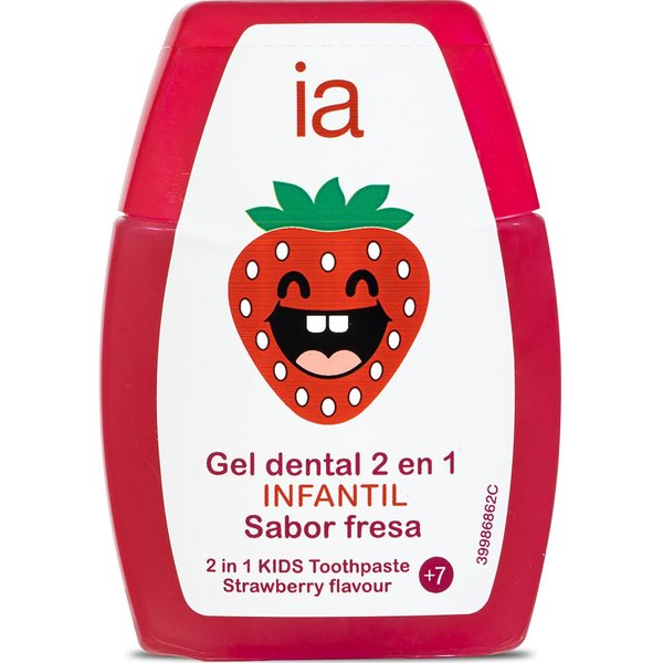 Interapothek Gel Dental Infantil 2 En 1 Fresa 75 Ml-image