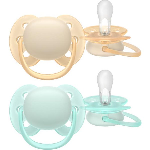 Philips Avent Chupete Eco Ultra Soft 0-6M 2 Uds-image