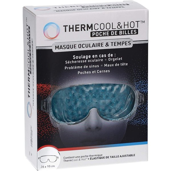 Thermcool&Hot Bolsa De Bolitas MáScara Ocular & Sienes 26X10 Cm-image