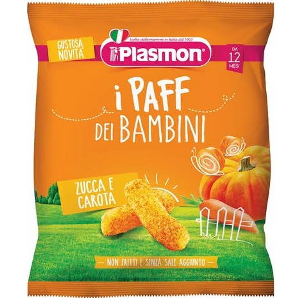 Plasmon Dry Snack Paff Calabaza Y Zanahoria 15 G-image