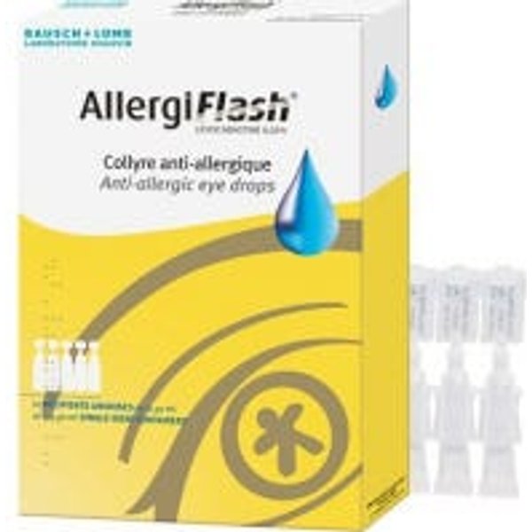 Alergiflash De Bausch-Lomb 0,05% Gotas Para Los Ojos 10 Dosis úNicas-image
