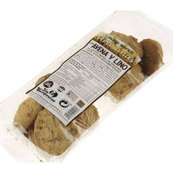La Campesina Galleta Artesana De Avena Y Lino Sin AzúCar 120G-image