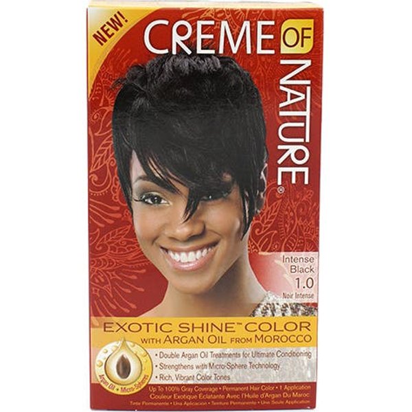 Creme Of Nature Exotic Shine Tinte Cabello 1.0 Negro Intenso 1Ud-image