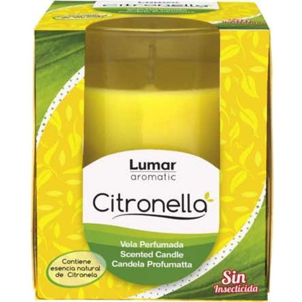 Velas Lumar Vela Perfumada Citronela Vaso 85X70Mm 1Ud-image