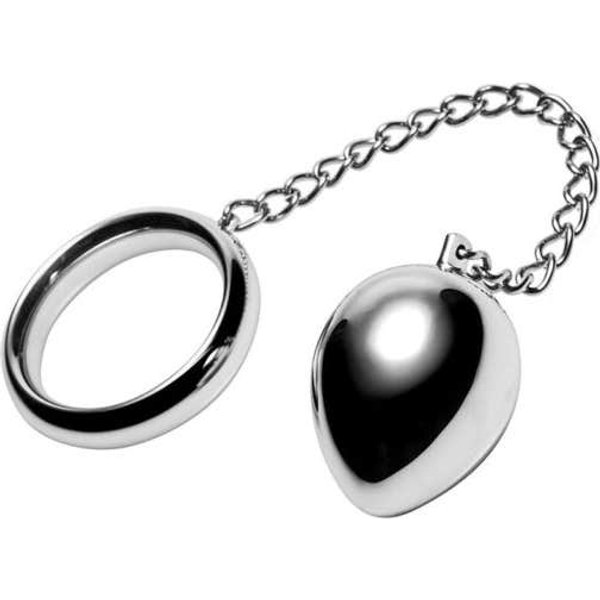 Metal Hard Cock Ring 40Mm Cadena Con Bola Metal 1Ud-image