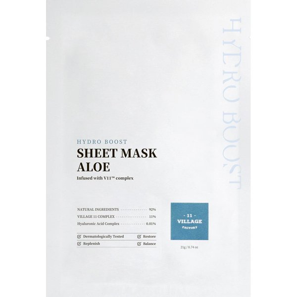 Village 11 Factory Hydro Boost Sheet Mask Aloe 21 G-image