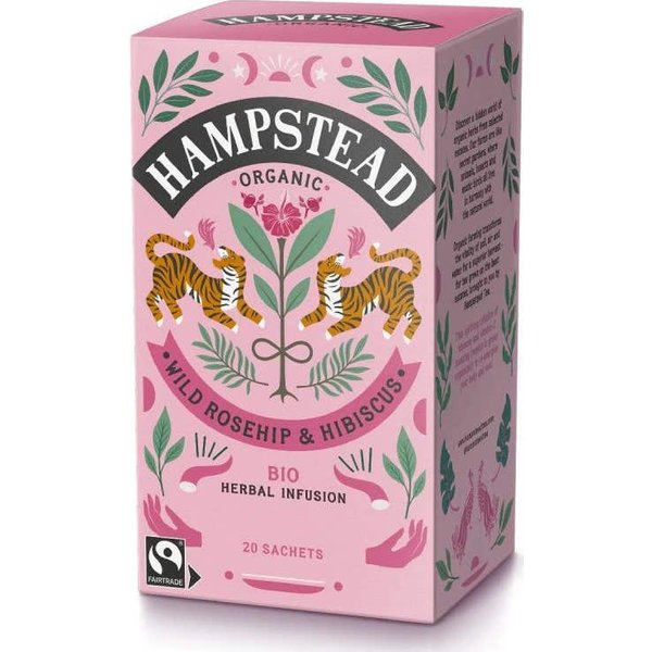 Hampstead Tea Rosehip Hibiscus Infusion 20 Sobres-image