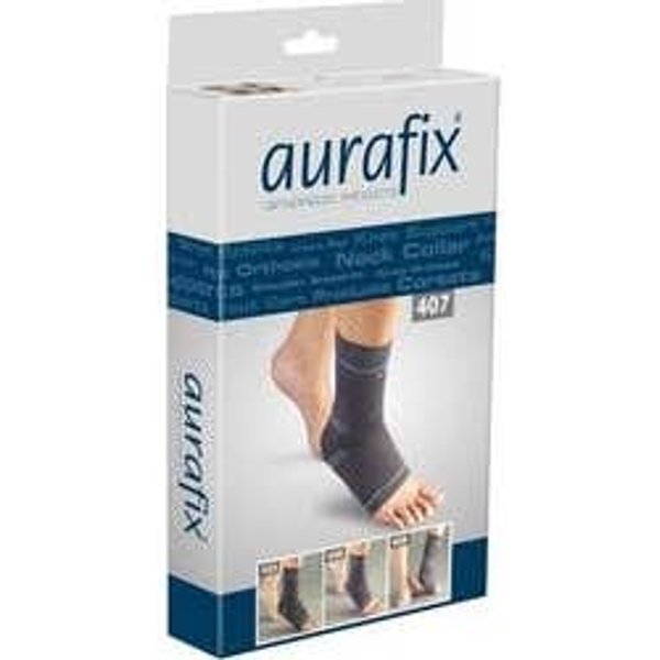 Aurafix Tobillera Reforzada Gris 403 Talla S 19-21 Cm 1 Ud-image
