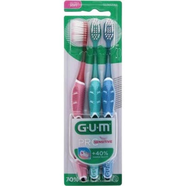 Gum Pro Sensitive Cepillo Dental 510 3Uds-image