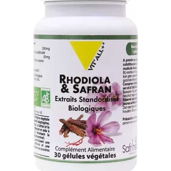 Vit'all+ Rodiola Y AzafráN 30 Perlas-image