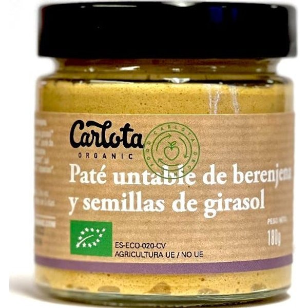 Carlota Organic Pate De Berenjenas Y Semillas Girasol Bio 180G-image