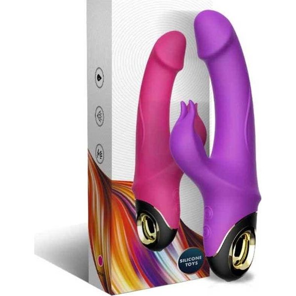 Armony Meteror Dildo Vibrador Rabbit Rotador Violeta 1Ud-image