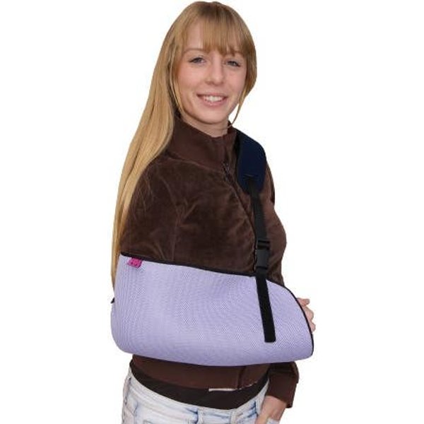 Ubiotex Cabestrillo Transparente Lila Talla M 1Ud-image