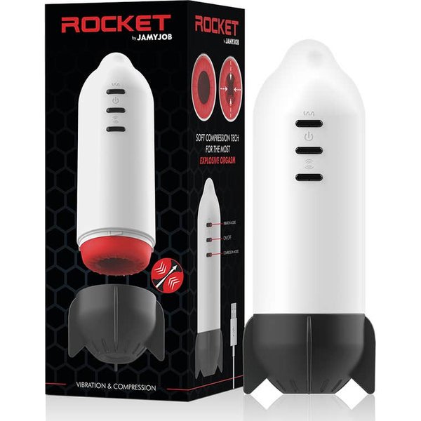 Jamyjob Rocket Masturbador Soft CompresióN VibracióN 1Ud-image