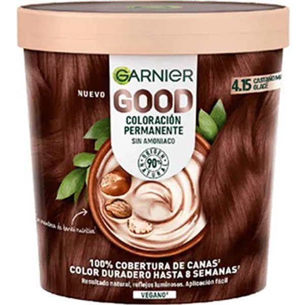 Garnier Good ColoracióN Permanente Nro 4.15 CastañO Glacé 217Ml-image