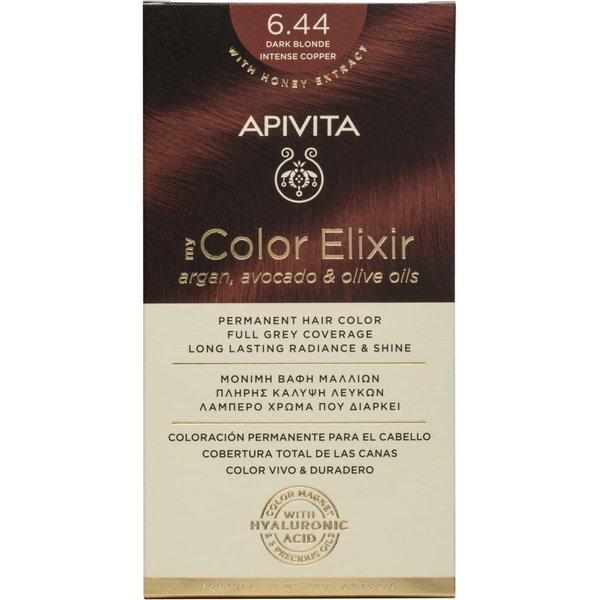 Apivita My Color Elixir 6.44 Rubio Oscuro Cobrizo Intenso 1Ud-image