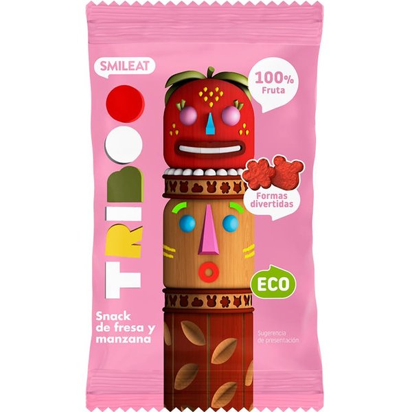 Smileat Triboo Snack EcolóGico De Fresa Y Manzana 25G-image