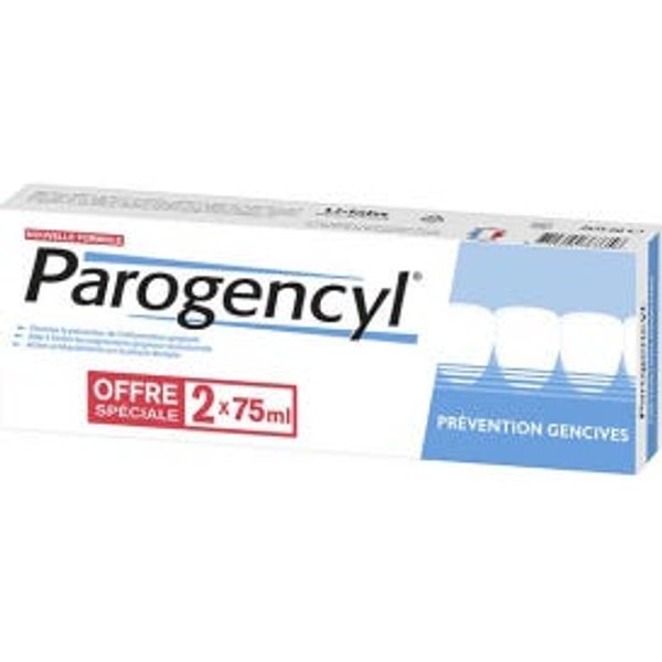 Parogencyl Dentifrice PréVention Gencives 2X75Ml-image