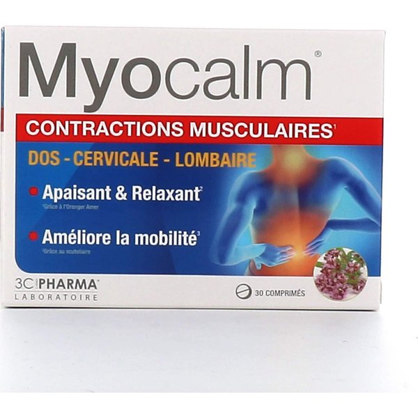 3C Pharma Myocalm Contracciones Musculares 30 Comprimidos-image